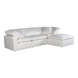 Terra Condo Lounge Modular Sectional Cream White by Moe's Home at Eve Furniture