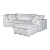 Terra Condo Lounge Modular Sectional Cream White by Moe's Home at Eve Furniture