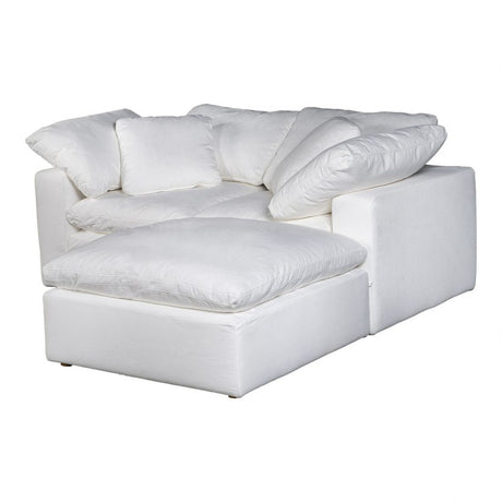 Terra Condo Lounge Modular Sectional Cream White by Moe's Home at Eve Furniture