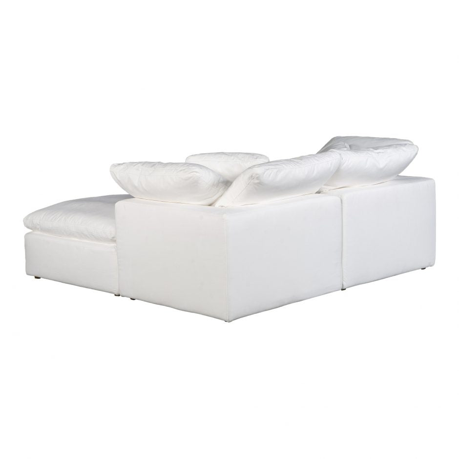 Terra Condo Lounge Modular Sectional Cream White by Moe's Home at Eve Furniture