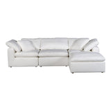 Terra Condo Lounge Modular Sectional Cream White by Moe's Home at Eve Furniture