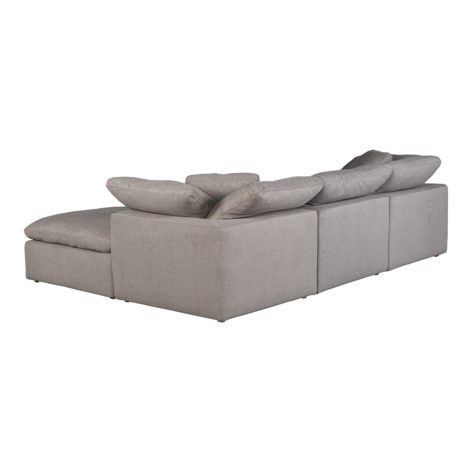 Terra Condo Lounge Modular Sectional Light Grey by Moe's Home at Eve Furniture