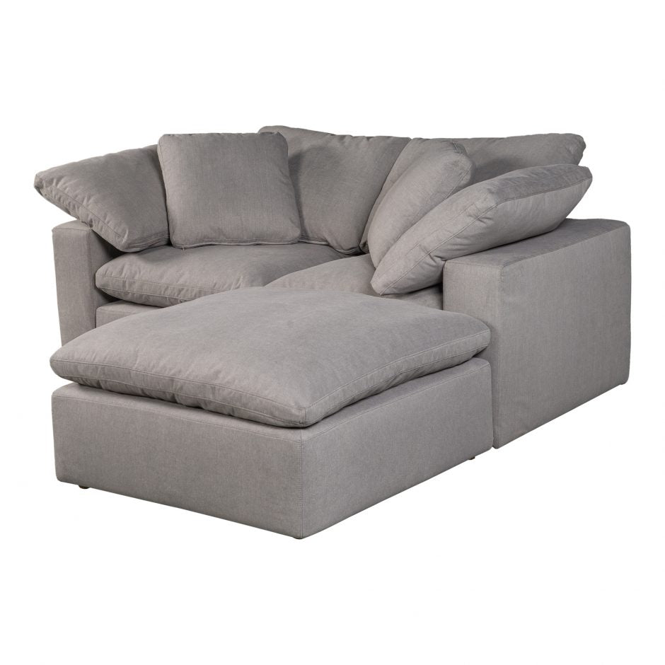 Terra Condo Nook Modular Sectional Light Grey by Moe's Home at Eve Furniture