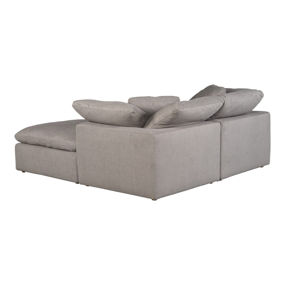 Terra Condo Nook Modular Sectional Light Grey by Moe's Home at Eve Furniture