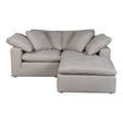 Terra Condo Nook Modular Sectional Light Grey by Moe's Home at Eve Furniture