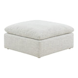 Terra Condo Ottoman Coastside Sand by Moe's Home at Eve Furniture