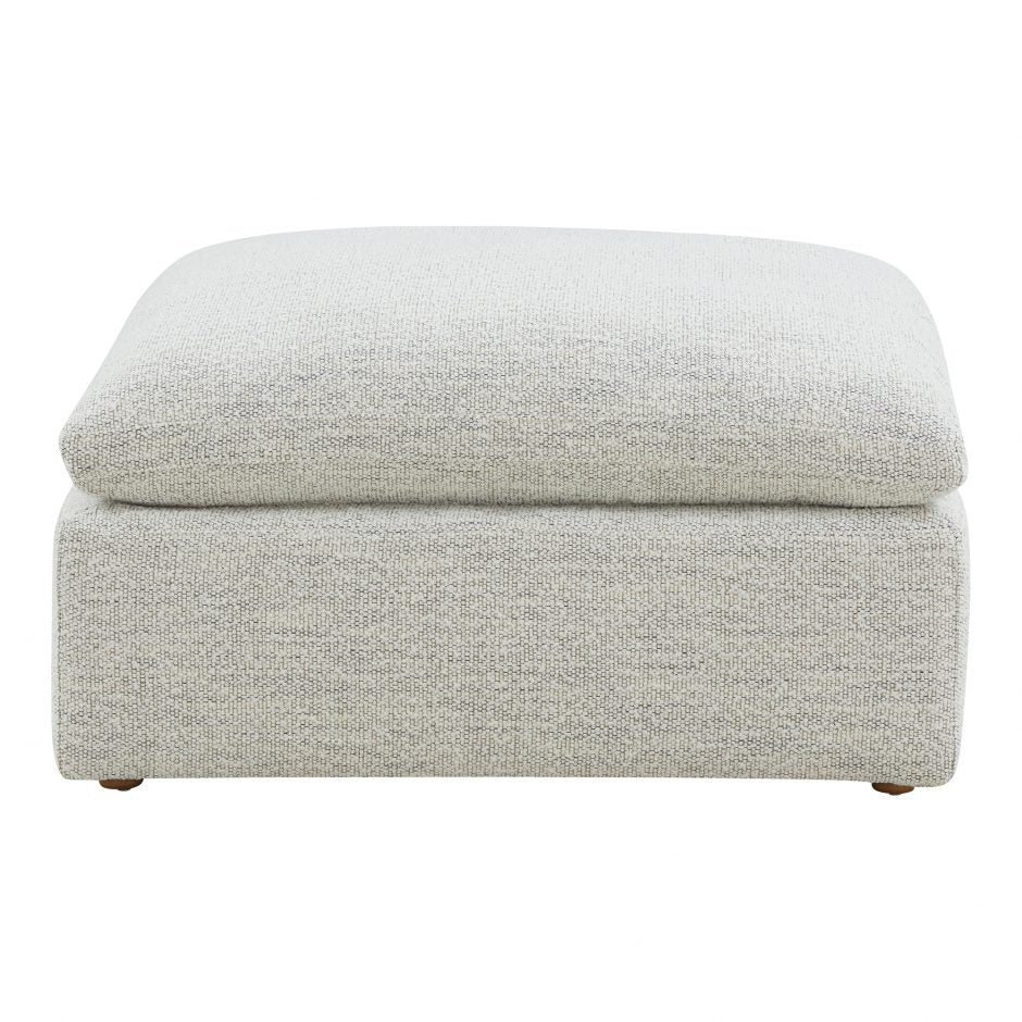 Terra Condo Ottoman Coastside Sand by Moe's Home at Eve Furniture