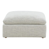 Terra Condo Ottoman Coastside Sand by Moe's Home at Eve Furniture