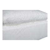 Terra Condo Ottoman Cream White by Moe's Home at Eve Furniture