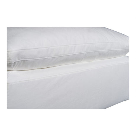 Terra Condo Ottoman Cream White by Moe's Home at Eve Furniture