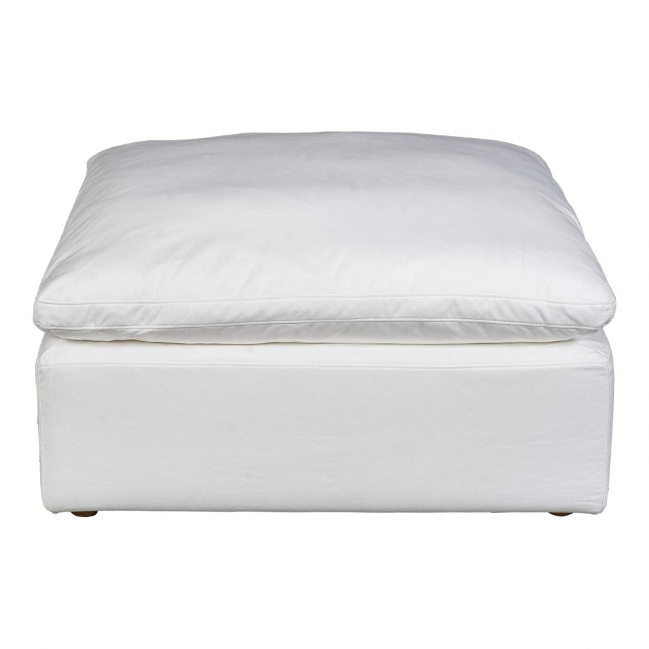 Terra Condo Ottoman Cream White by Moe's Home at Eve Furniture