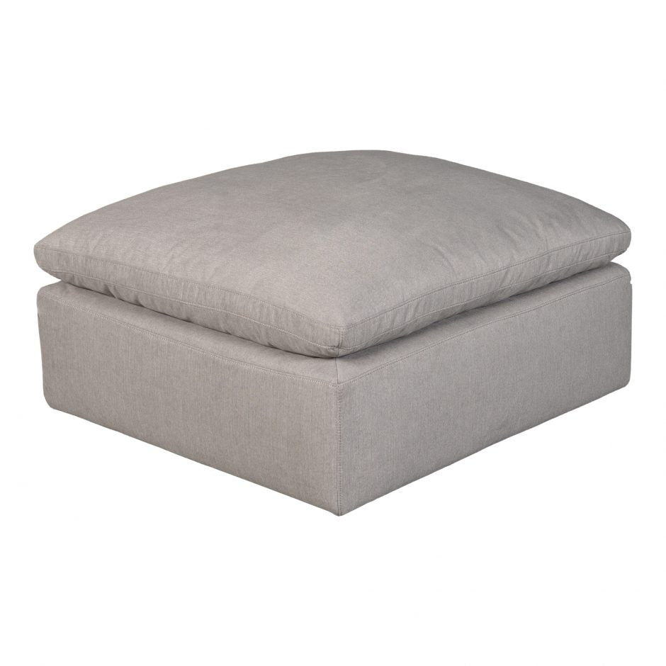 Terra Condo Ottoman Light Grey by Moe's Home at Eve Furniture