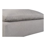 Terra Condo Ottoman Light Grey by Moe's Home at Eve Furniture