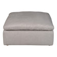 Terra Condo Ottoman Light Grey by Moe's Home at Eve Furniture