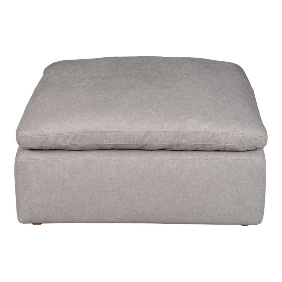 Terra Condo Ottoman Light Grey by Moe's Home at Eve Furniture