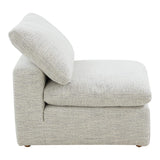 Terra Condo Slipper Chair Coastside Sand by Moe's Home at Eve Furniture