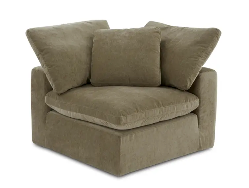 Terra Corner Chair Desert Sage by Moe's Home at Eve Furniture