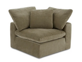 Terra Corner Chair Desert Sage by Moe's Home at Eve Furniture