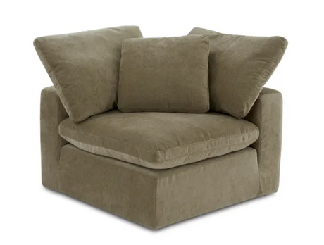 Terra Corner Chair Desert Sage by Moe's Home at Eve Furniture