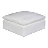 Terra Cream White Condo Ottoman