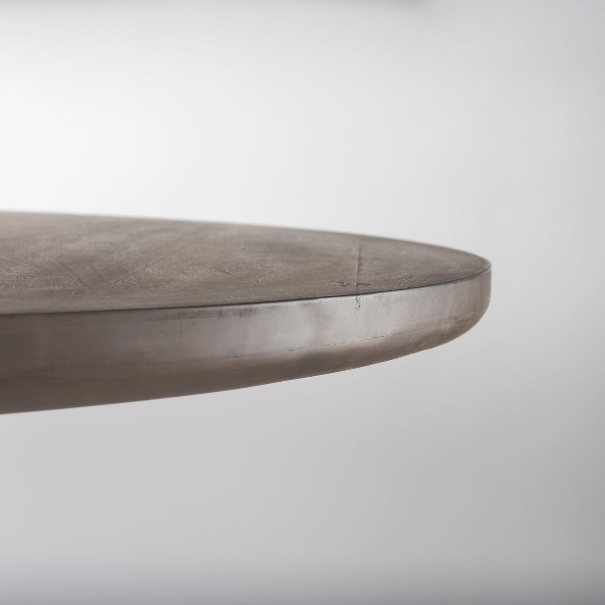 Terra Dark Brown Wood Round Fluted Dining Table by Mercana at Eve Furniture