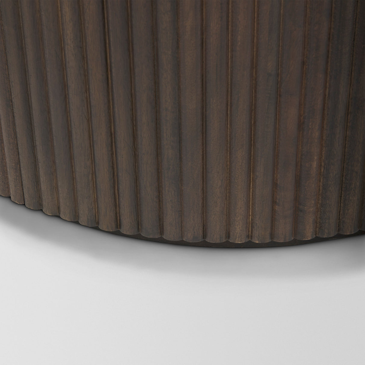Terra Fluted Dark Brown 2-Door Accent Cabinet by Mercana at Eve Furniture