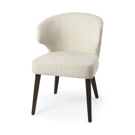 Terra Fluted Dining Table - 4 Niles Chairs - Terra Sideboard by Mercana at Eve Furniture
