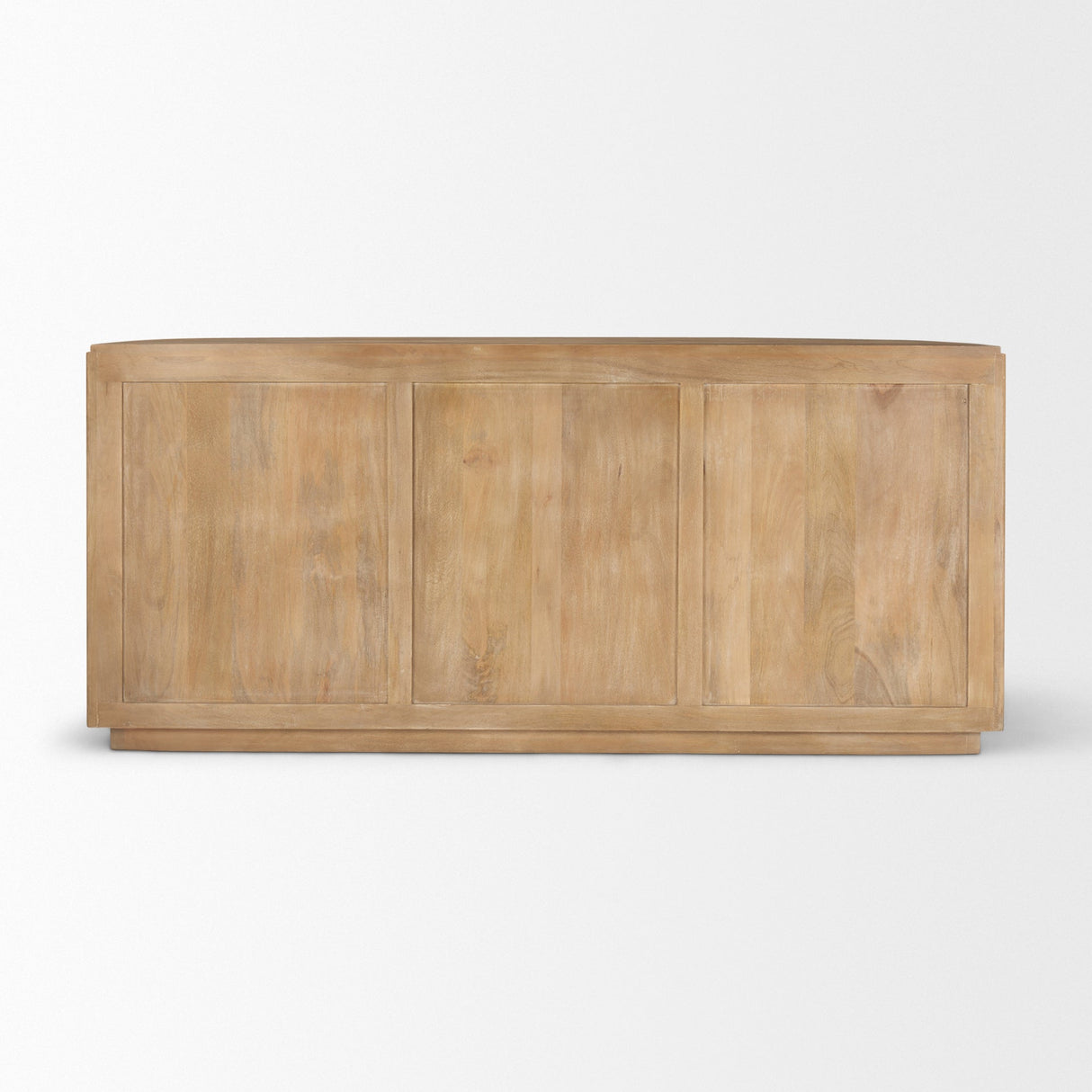 Terra Light Brown Wood Fluted Sideboard by Mercana at Eve Furniture