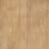 Terra Light Brown Wood Oval Fluted Coffee Table by Mercana at Eve Furniture