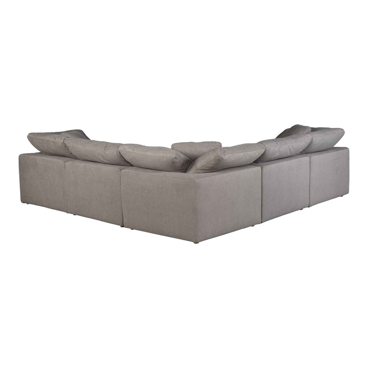Terra Light Grey Condo Classic L Shaped Modular Sectional