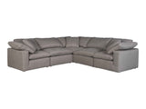 Terra Light Grey Condo Classic L Shaped Modular Sectional