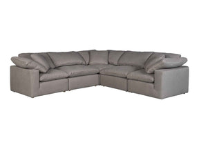 Terra Light Grey Condo Classic L Shaped Modular Sectional