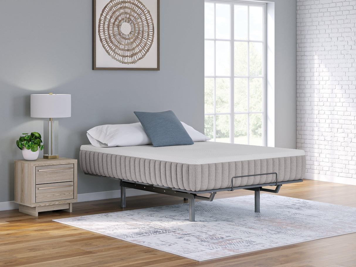 Terra Sleep Firm White Queen Mattress by Ashley at Eve Furniture