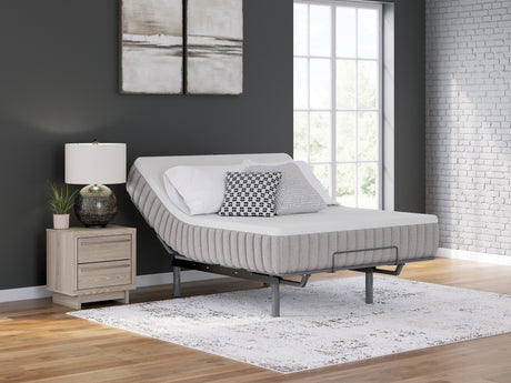 Terra Sleep Medium White Queen Mattress by Ashley at Eve Furniture