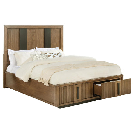 Terrace Ash Brown 2-Drawer Eastern King Storage Bed by Coaster at Eve Furniture