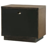 Terrace Ash Brown 2-Drawer Nightstand by Coaster at Eve Furniture
