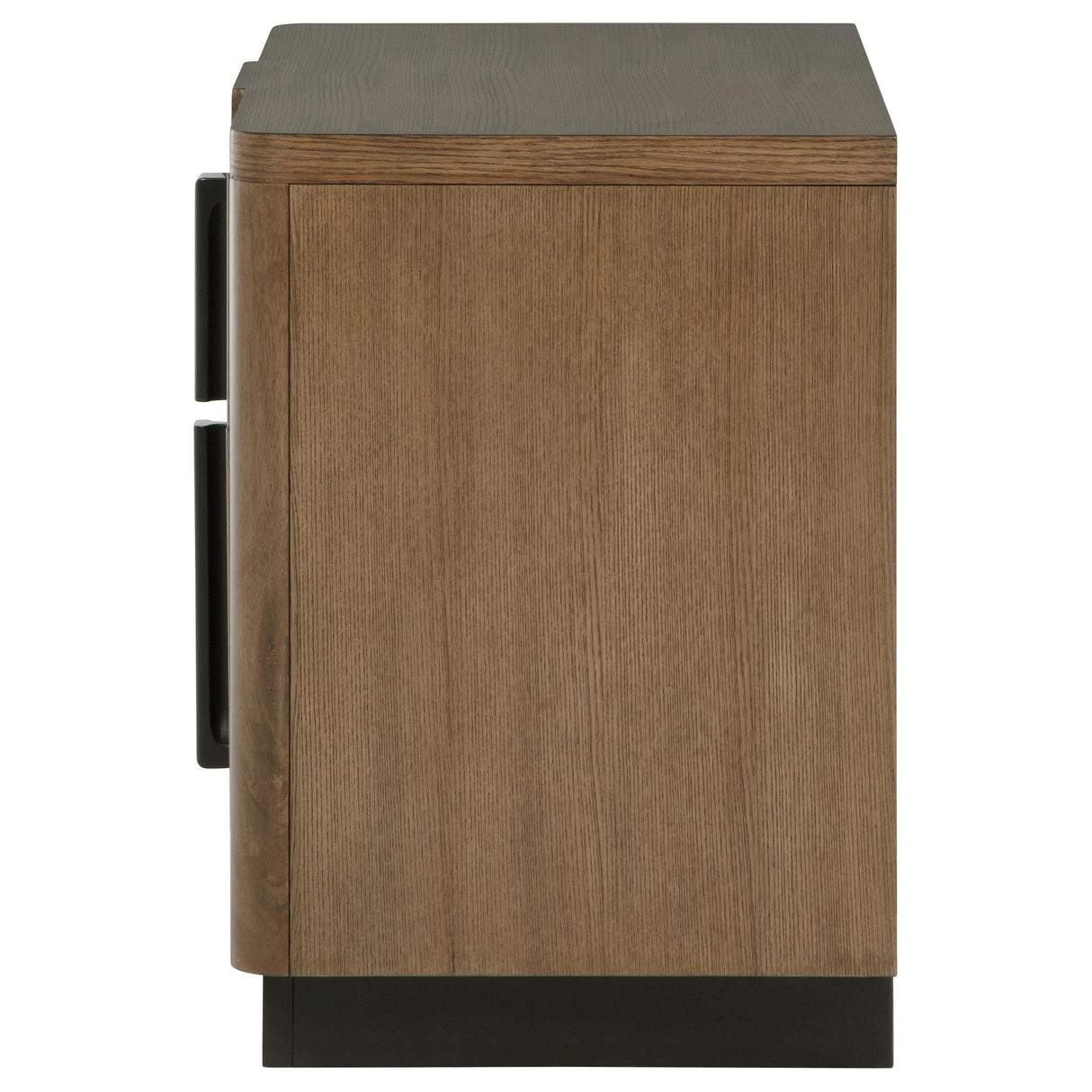 Terrace Ash Brown 2-Drawer Nightstand by Coaster at Eve Furniture