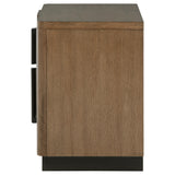 Terrace Ash Brown 2-Drawer Nightstand by Coaster at Eve Furniture