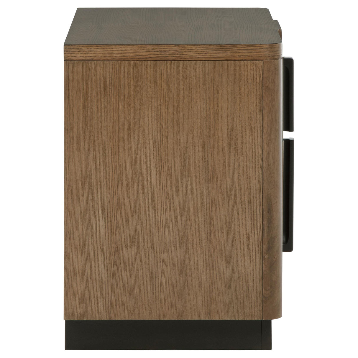 Terrace Ash Brown 2-Drawer Nightstand by Coaster at Eve Furniture