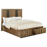 Terrace Ash Brown 2-Drawer Queen Storage Bed by Coaster at Eve Furniture