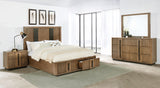 Terrace Ash Brown 4-Piece California King Bedroom Set by Coaster at Eve Furniture