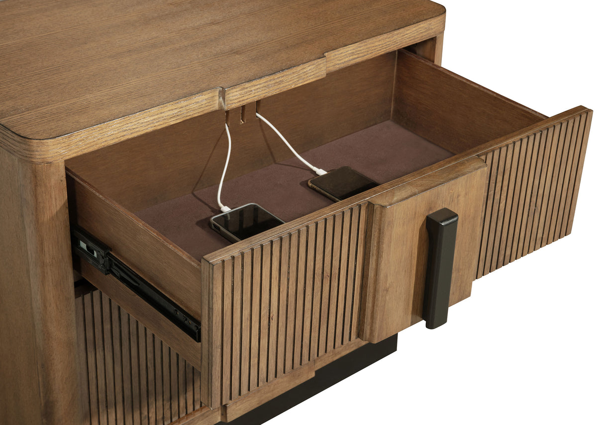 Terrace Ash Brown 5-Piece California King Bedroom Set by Coaster at Eve Furniture