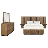 Terrace Ash Brown 5-piece California King Panel Bedroom Set by Coaster at Eve Furniture