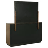 Terrace Ash Brown 6-drawer Dresser and Mirror by Coaster at Eve Furniture
