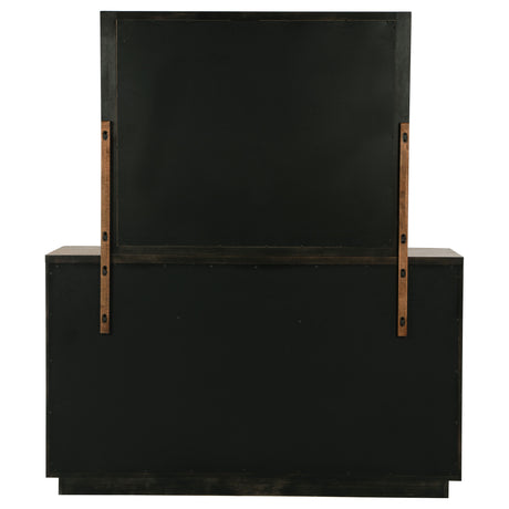 Terrace Ash Brown 6-drawer Dresser and Mirror by Coaster at Eve Furniture