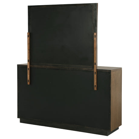 Terrace Ash Brown 6-drawer Dresser and Mirror by Coaster at Eve Furniture