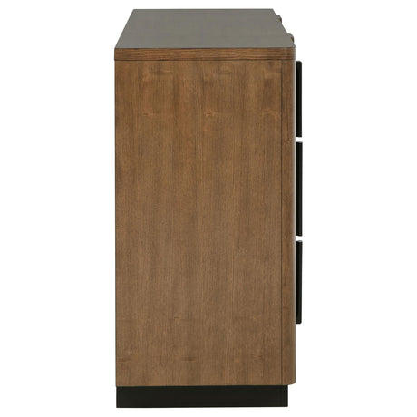 Terrace Ash Brown 6-Drawer Dresser by Coaster at Eve Furniture
