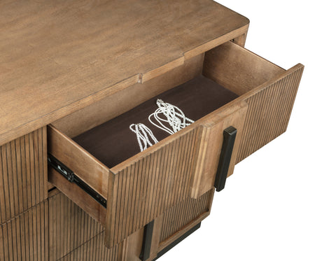 Terrace Ash Brown 6-Piece California King Panel Bedroom Set by Coaster at Eve Furniture