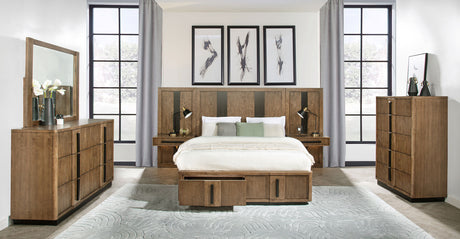 Terrace Ash Brown 6-Piece California King Panel Bedroom Set by Coaster at Eve Furniture