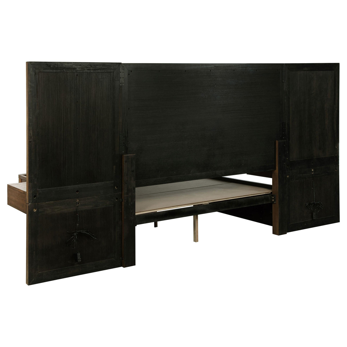 Terrace Ash Brown Wall Panel Queen Storage Bed by Coaster at Eve Furniture